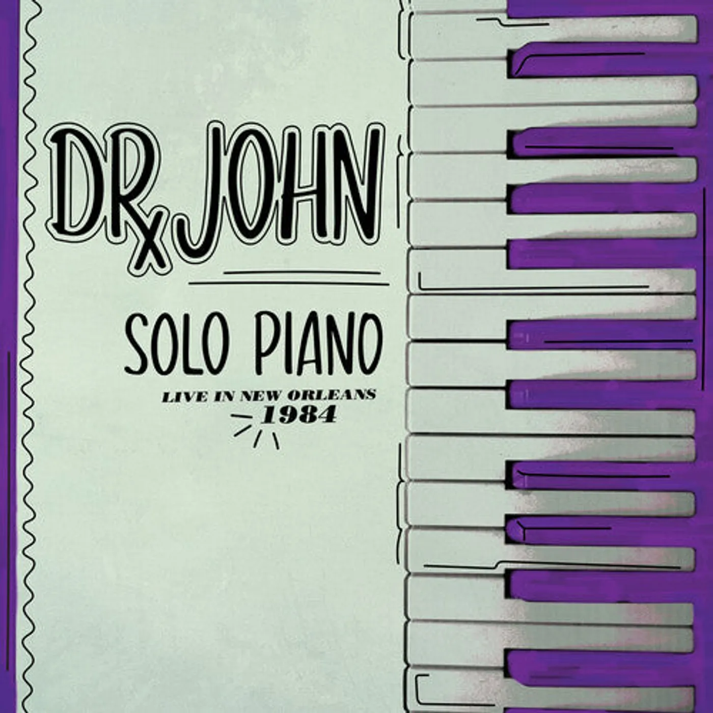 Dr. John LP Vinyl - Solo Piano Live In New Orleans 1984 (Ogv) (Purp)