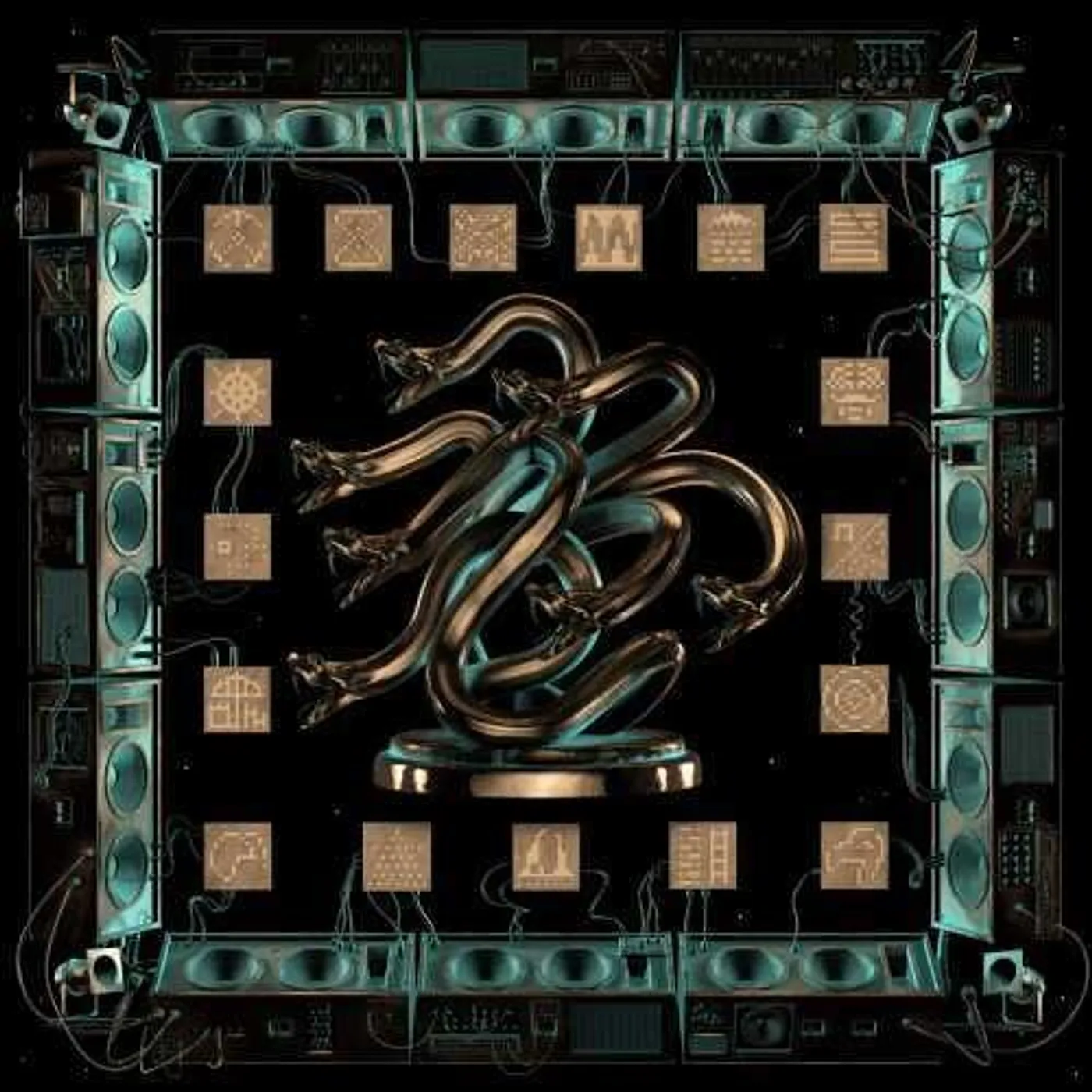 King Gizzard & The Lizard Wizard LP Vinyl - Chunky Shrapnel (Blk) (Colv) (Gol)