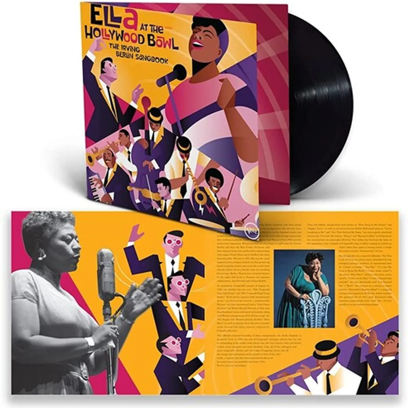 Ella Fitzgerald LP Vinyl - Ella At The Hollywood Bowl: Irvin Berlin Songbook