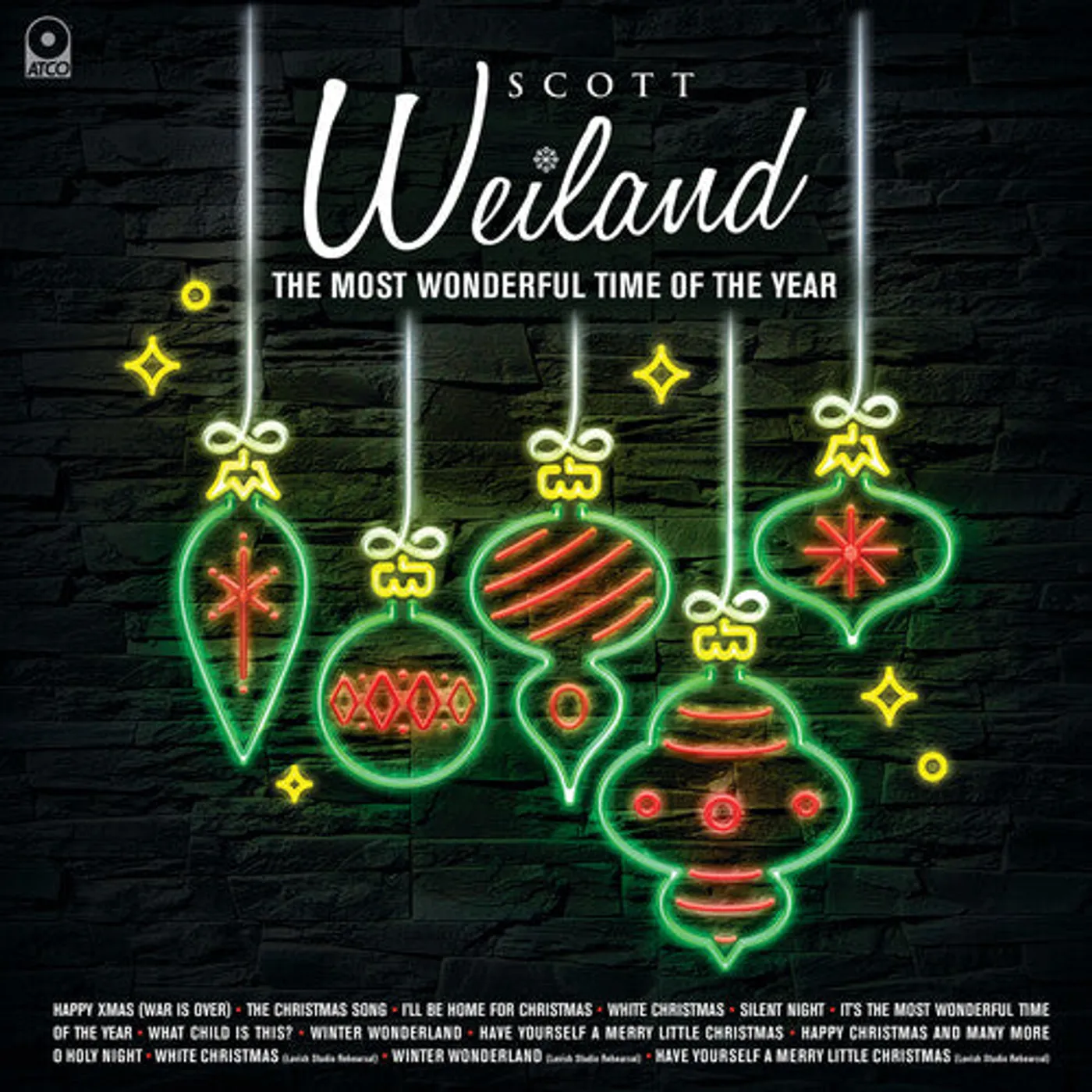 Scott Weiland LP Vinyl - Most Wonderful Time Of The Year