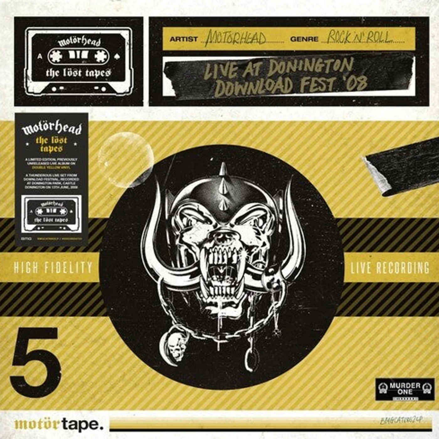 Motörhead LP Vinyl - Lost Tapes Vol. 5 (Live At Donington, 2008)