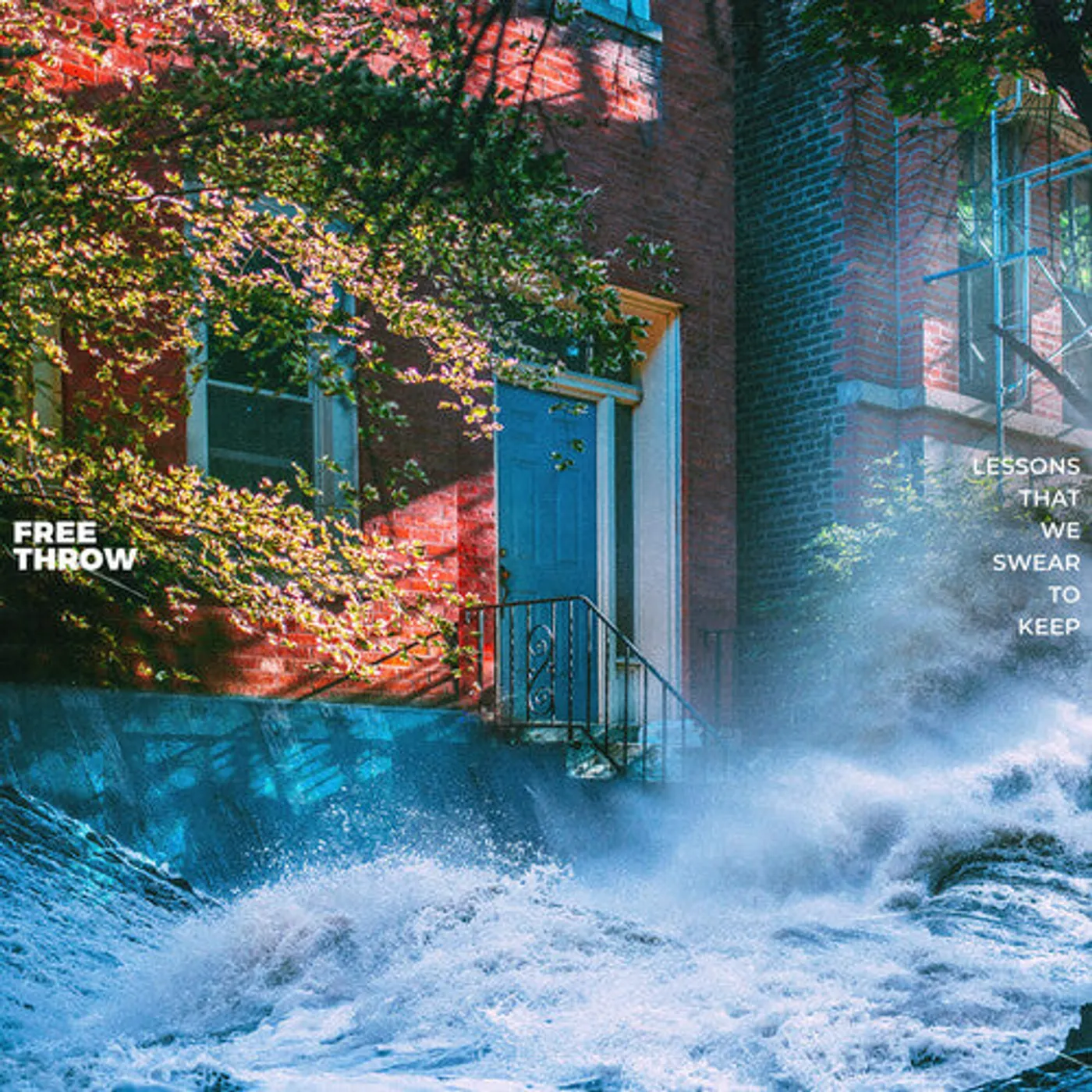Free Throw LP Vinyl - Lessons That We Swear To Keep (Blue) (Cvnl) (Grn)