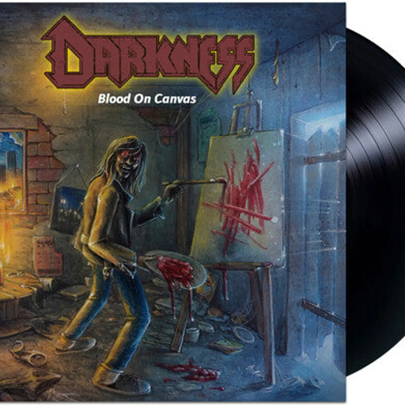 The Darkness LP Vinyl - Blood On Canvas (Blk) (Ltd)