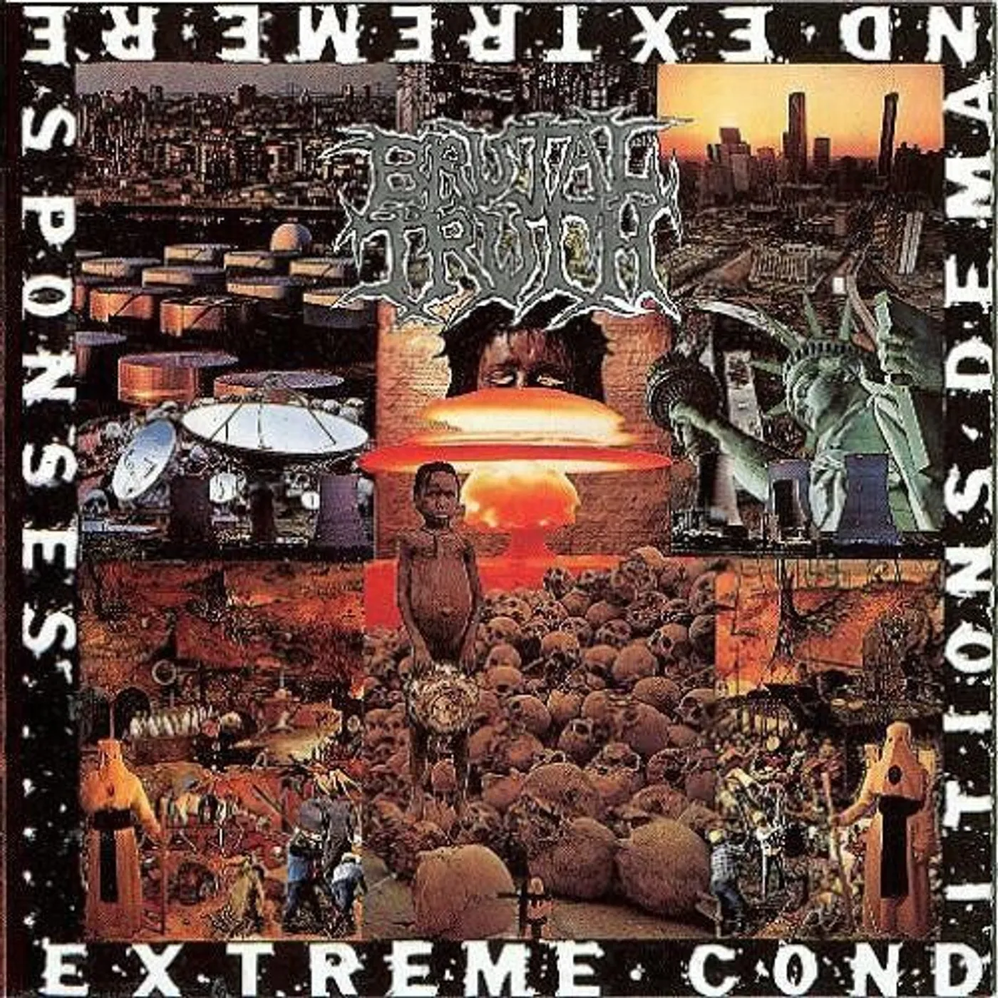 Brutal Truth LP Vinyl - Extreme Conditions Demand Extreme Responses (Rmst)