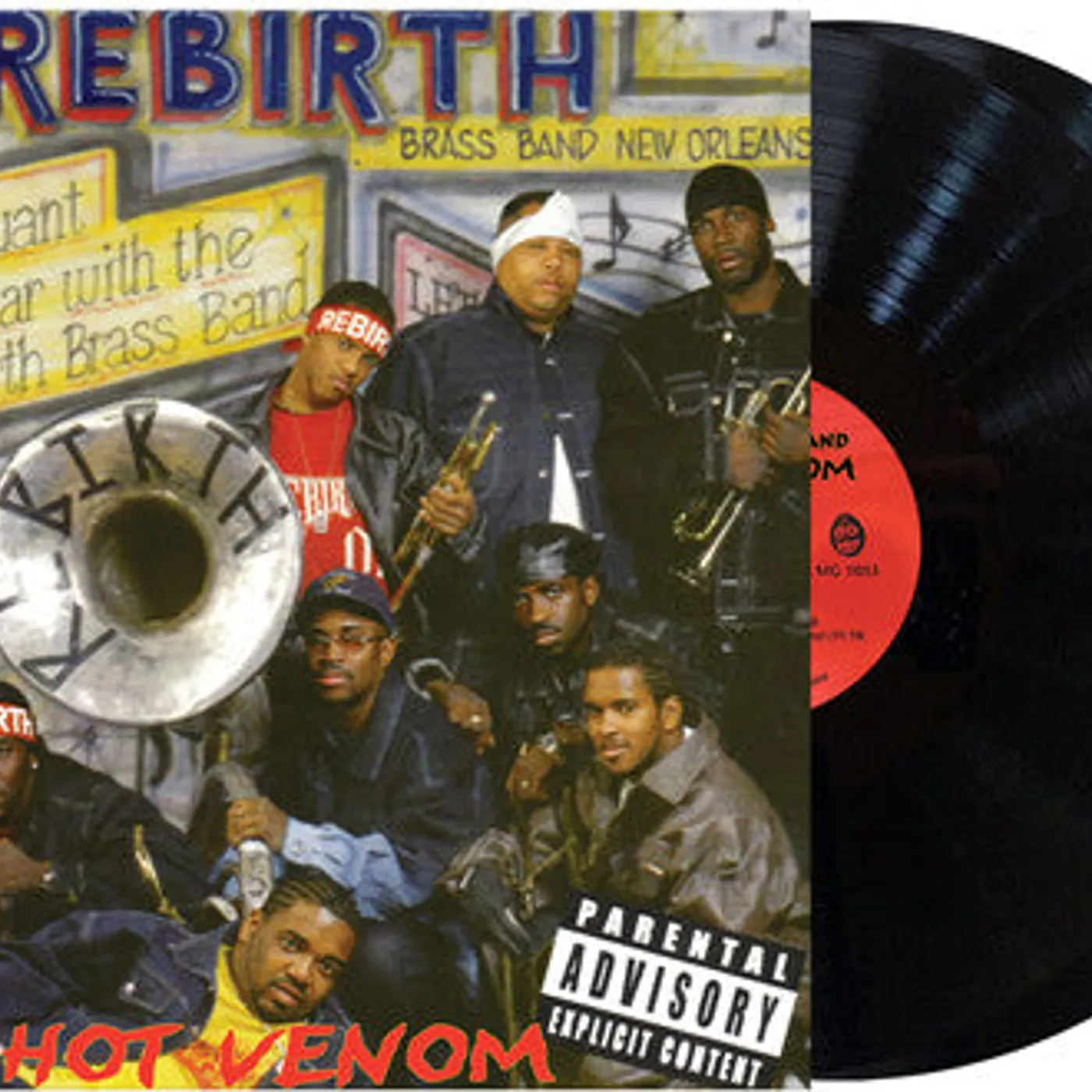 Rebirth Brass Band LP Vinyl - Hot Venom