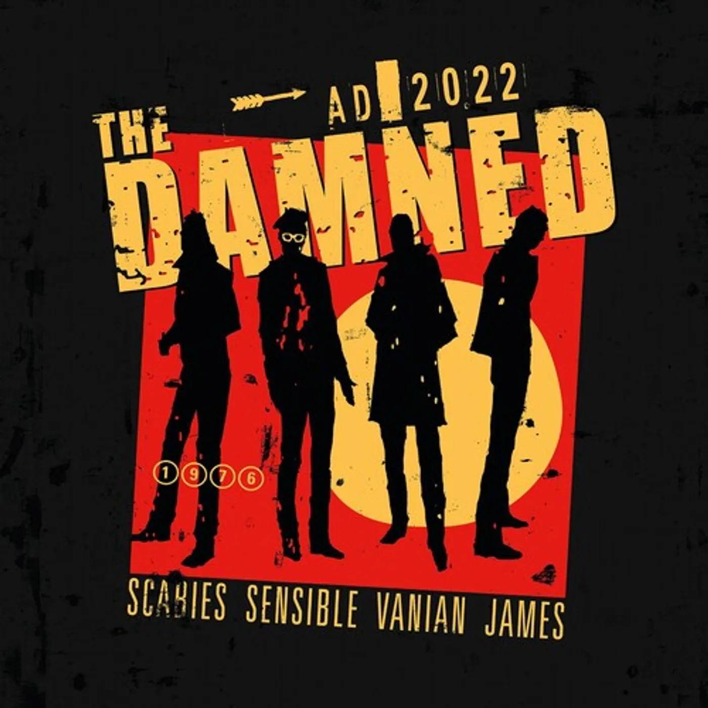 The Damned LP Vinyl - Ad 2022 - Live In Manchester (Gate Fold) (Ogv)