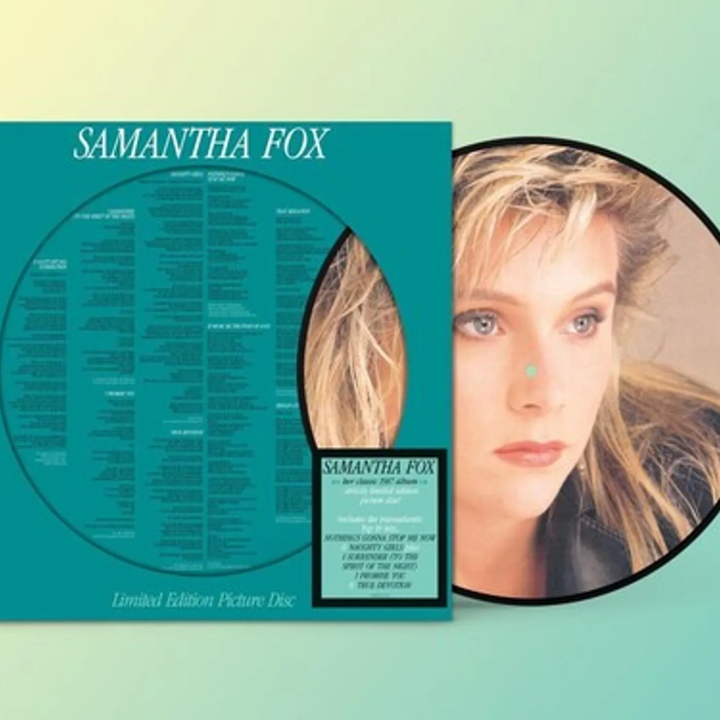Samantha Fox LP Vinyl - Samantha Fox (Pict) (Uk)