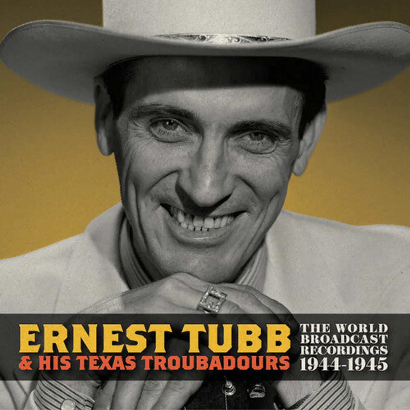 Ernest Tubb LP Vinyl - World Broadcast Recordings 1944-1945 (Colv) (Ylw)