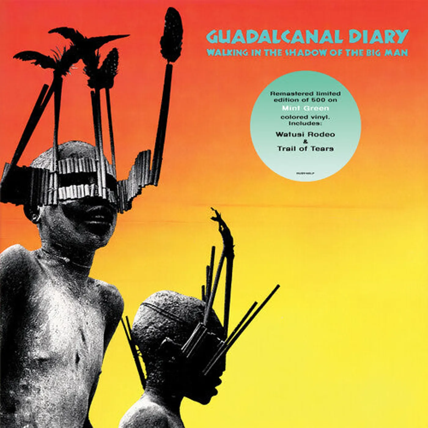 Guadalcanal Diary LP Vinyl - Walking In The Shadow Of The Big Man - Mint Green
