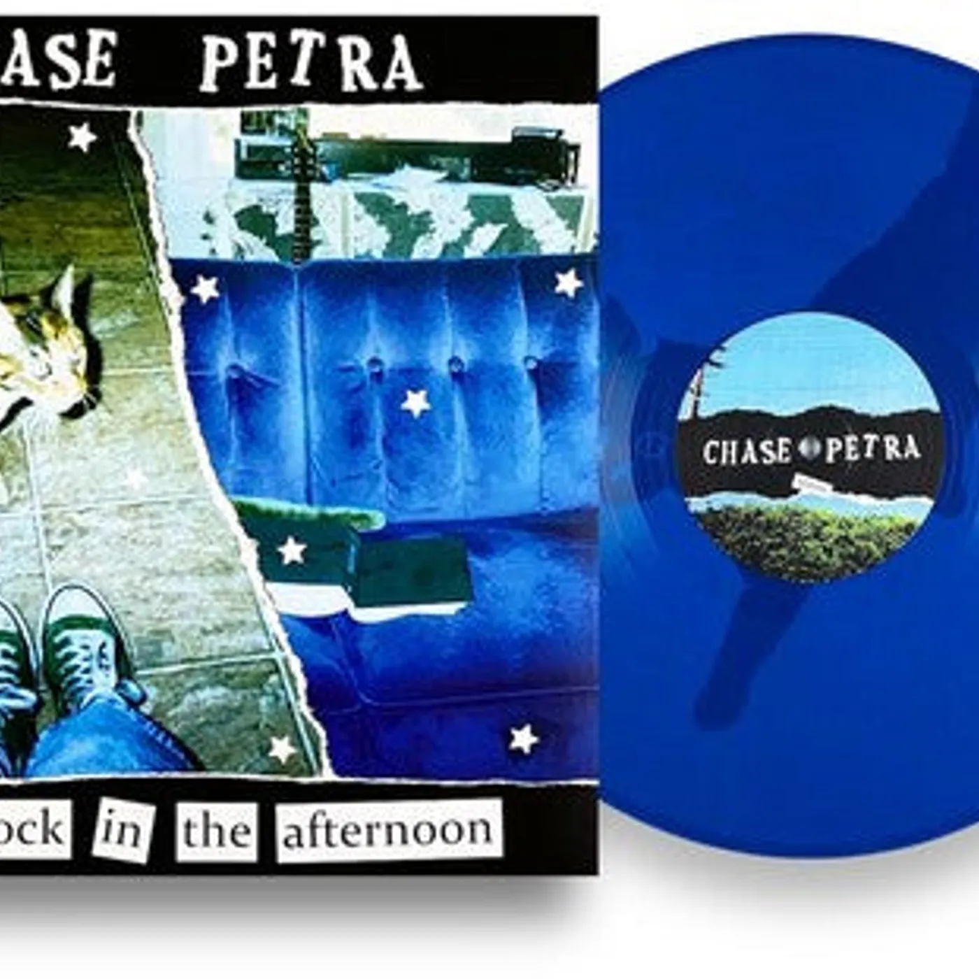 Chase Petra LP Vinyl - 4 O'Clock In The Afternoon - Blue Marble (Blue)