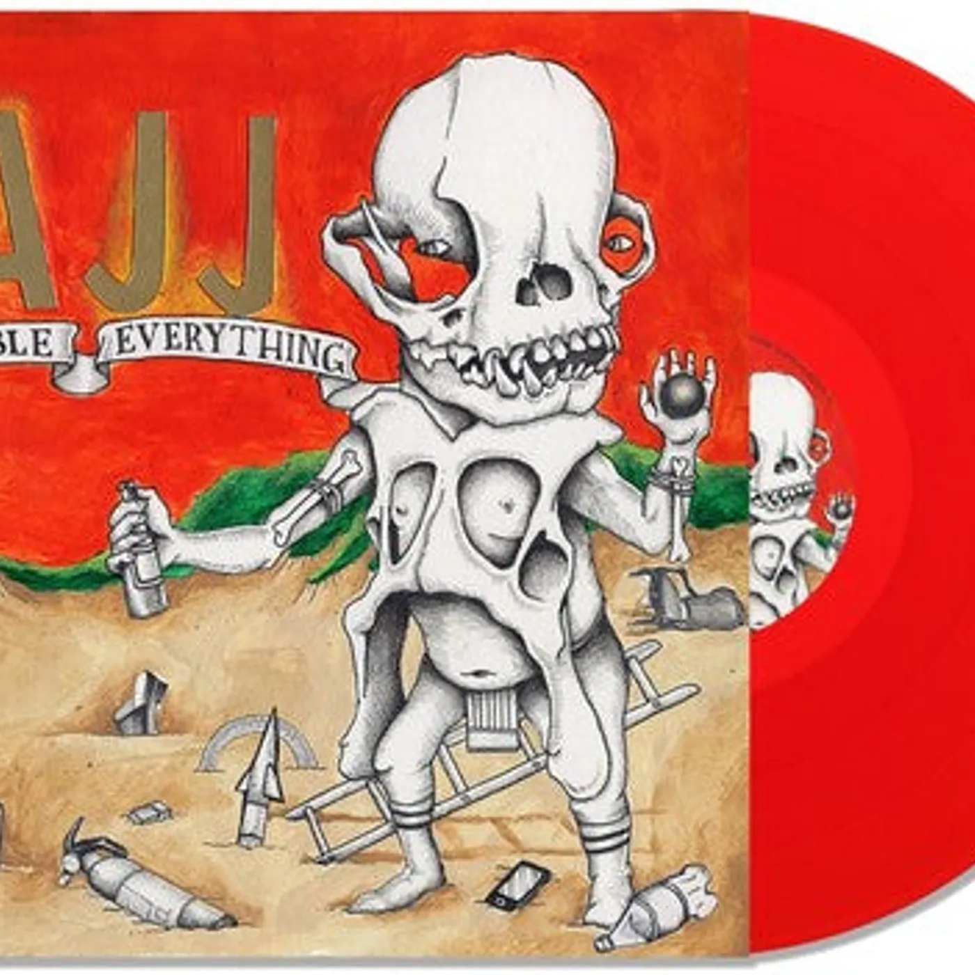 Ajj LP Vinyl - Disposable Everything - Strawbably Red