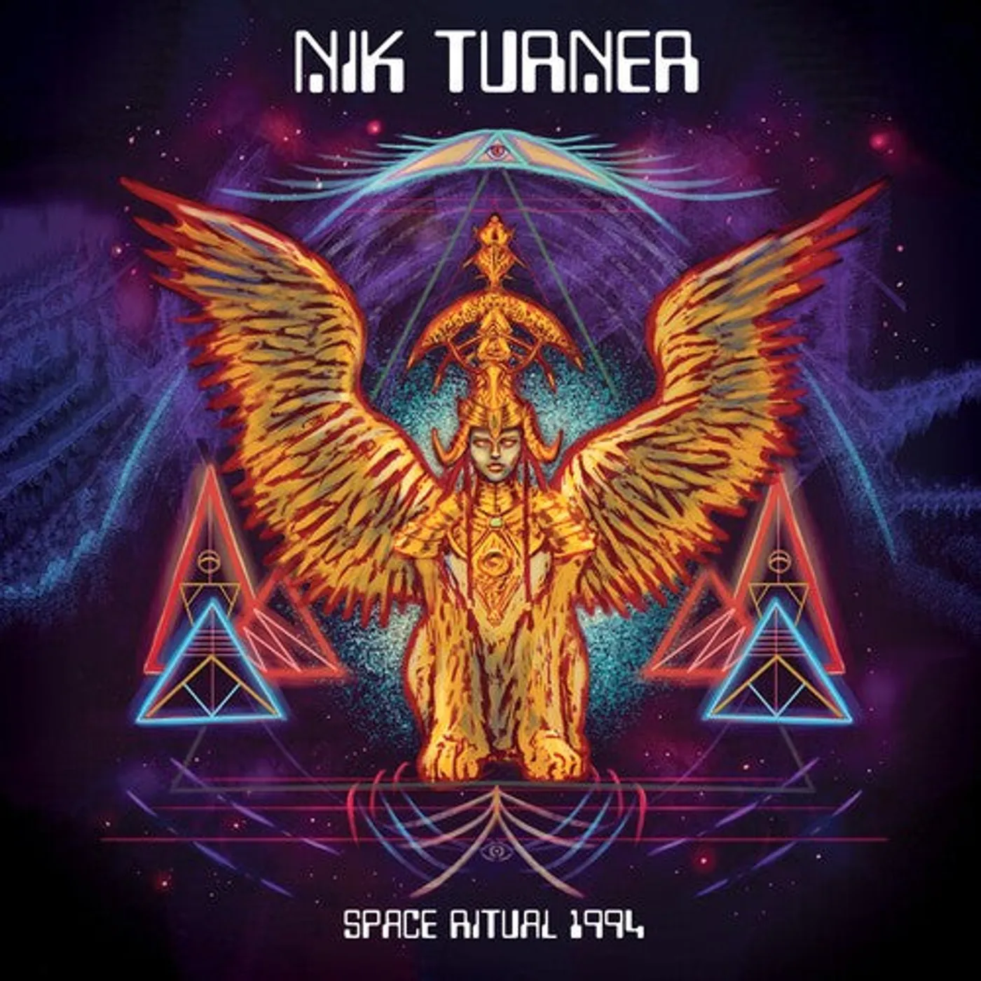 Nik Turner LP Vinyl - Space Ritual 1994 - Red Blue Purple (Blue) (Colv)