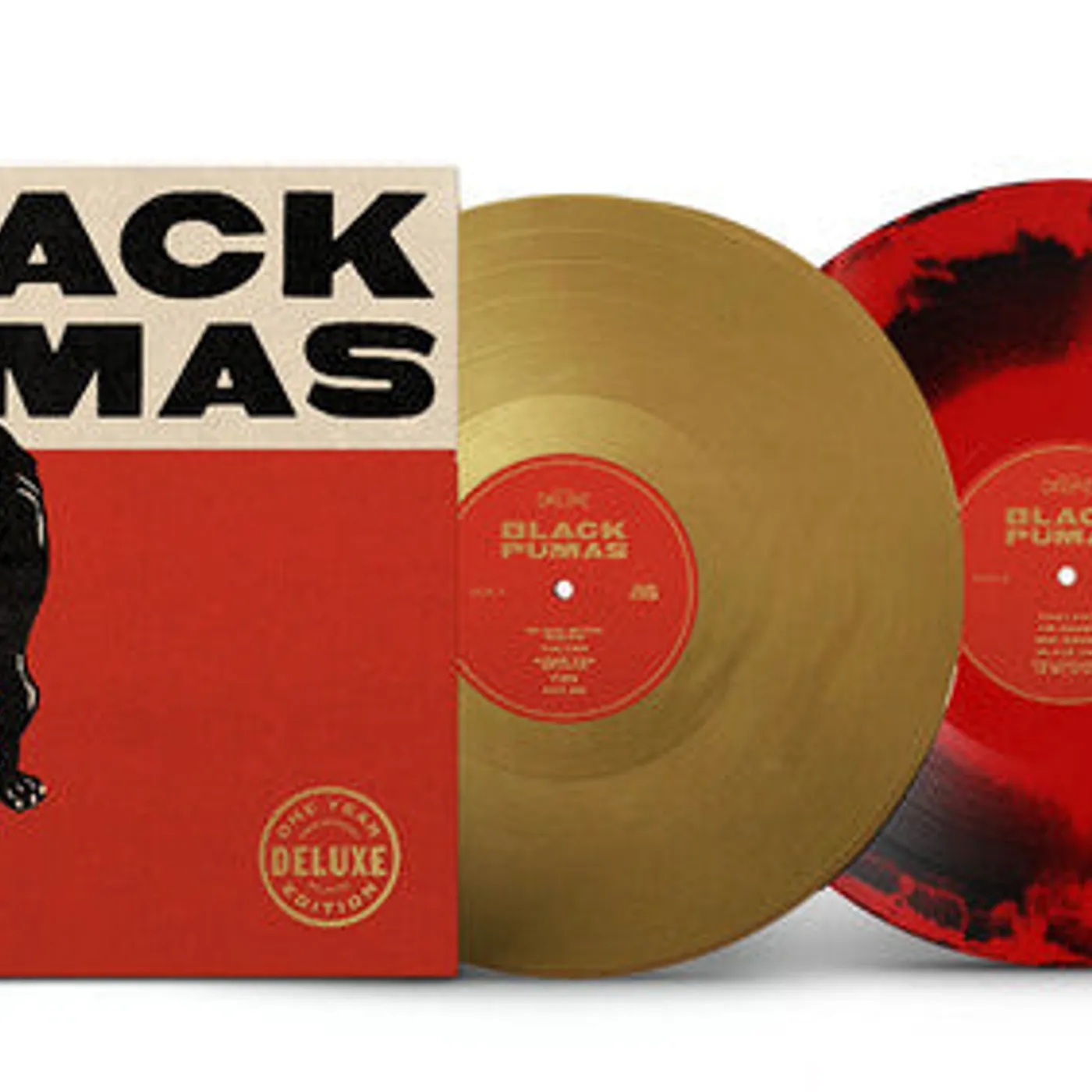 Black Pumas LP Vinyl - Black Pumas (Blk) (Colv) (Dlx) (Red)