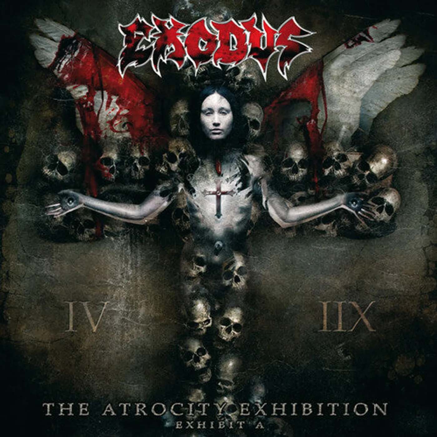 Exodus LP Vinyl - Atrocity Exhibition - Exhibit A - Silver (Colv)
