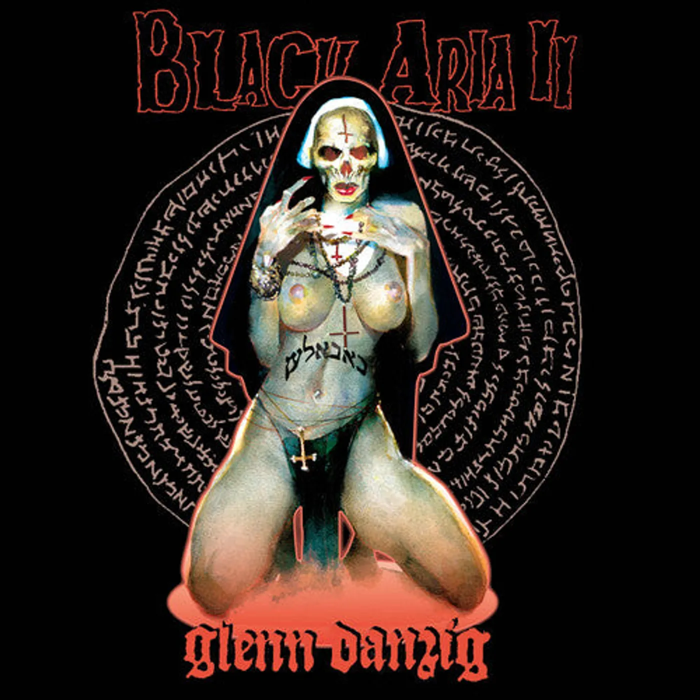Glenn Danzig LP Vinyl - Black Aria 2 - Black/Red Haze (Blk) (Colv) (Red)