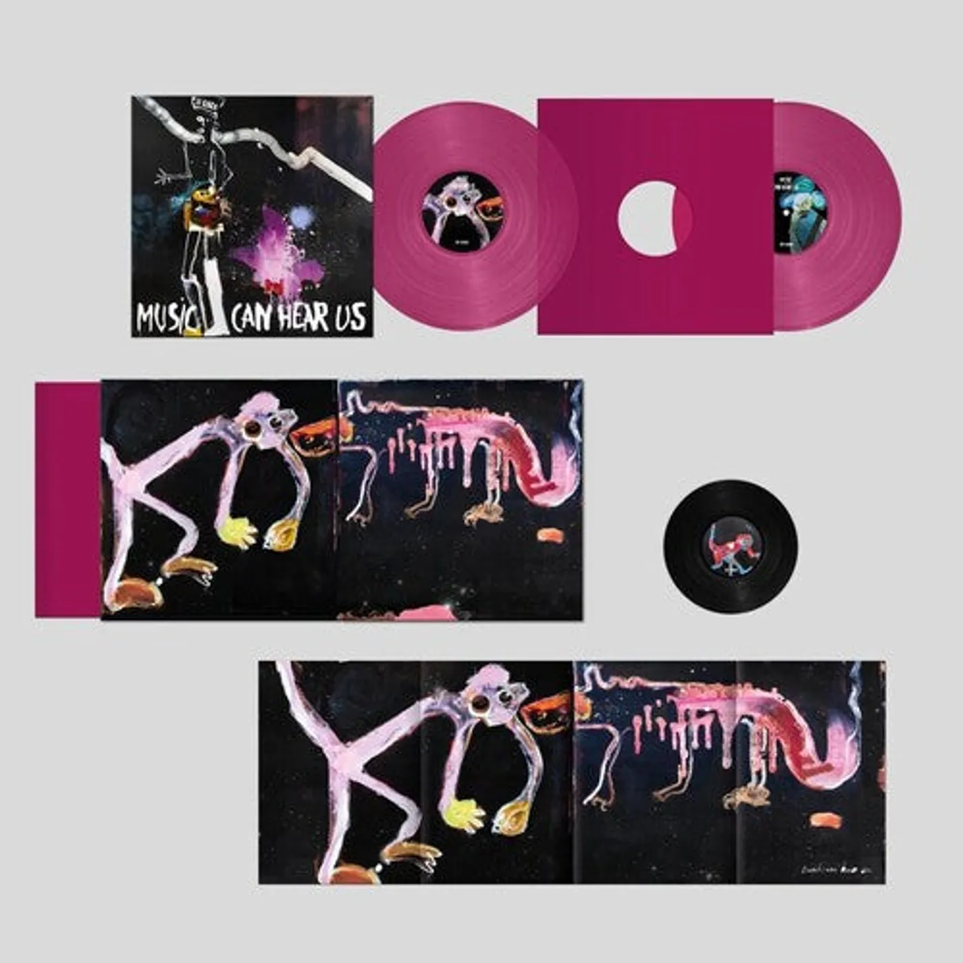 DJ Koze LP Vinyl - Music Can Hear Us - Magenta (Bonv) (Colv) (Ltd)
