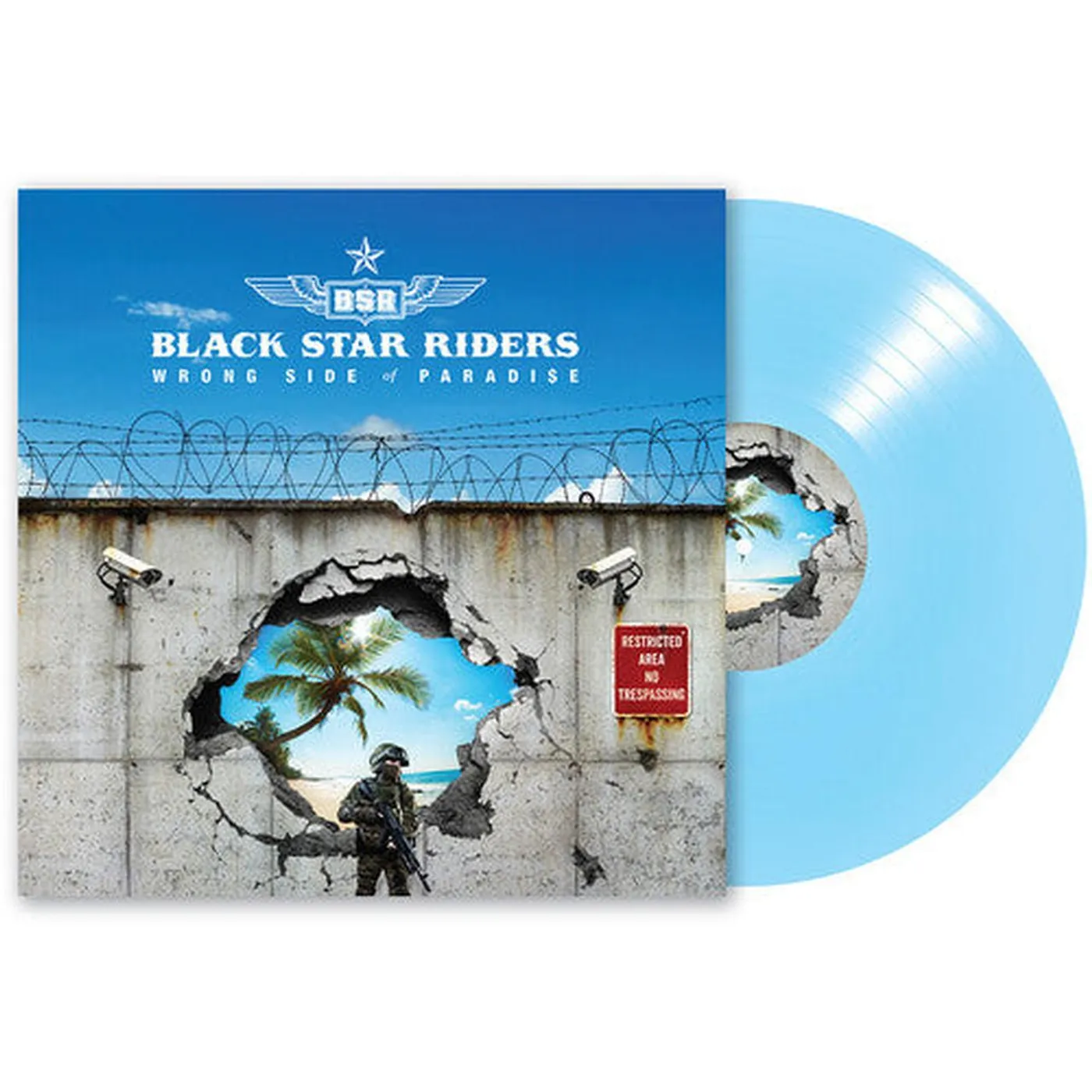 Black Star Riders LP Vinyl - Wrong Side Of Paradise - Blue (Blue) (Colv)
