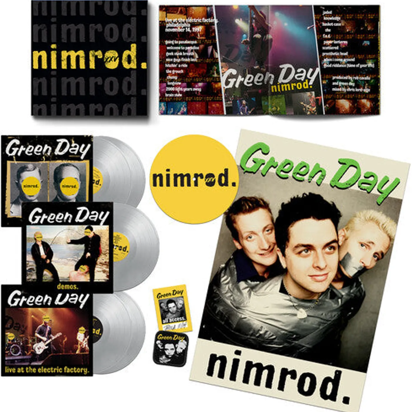 Green Day LP Vinyl - Nimrod (25Th Anniversary Edition) (Colv) (Slv)
