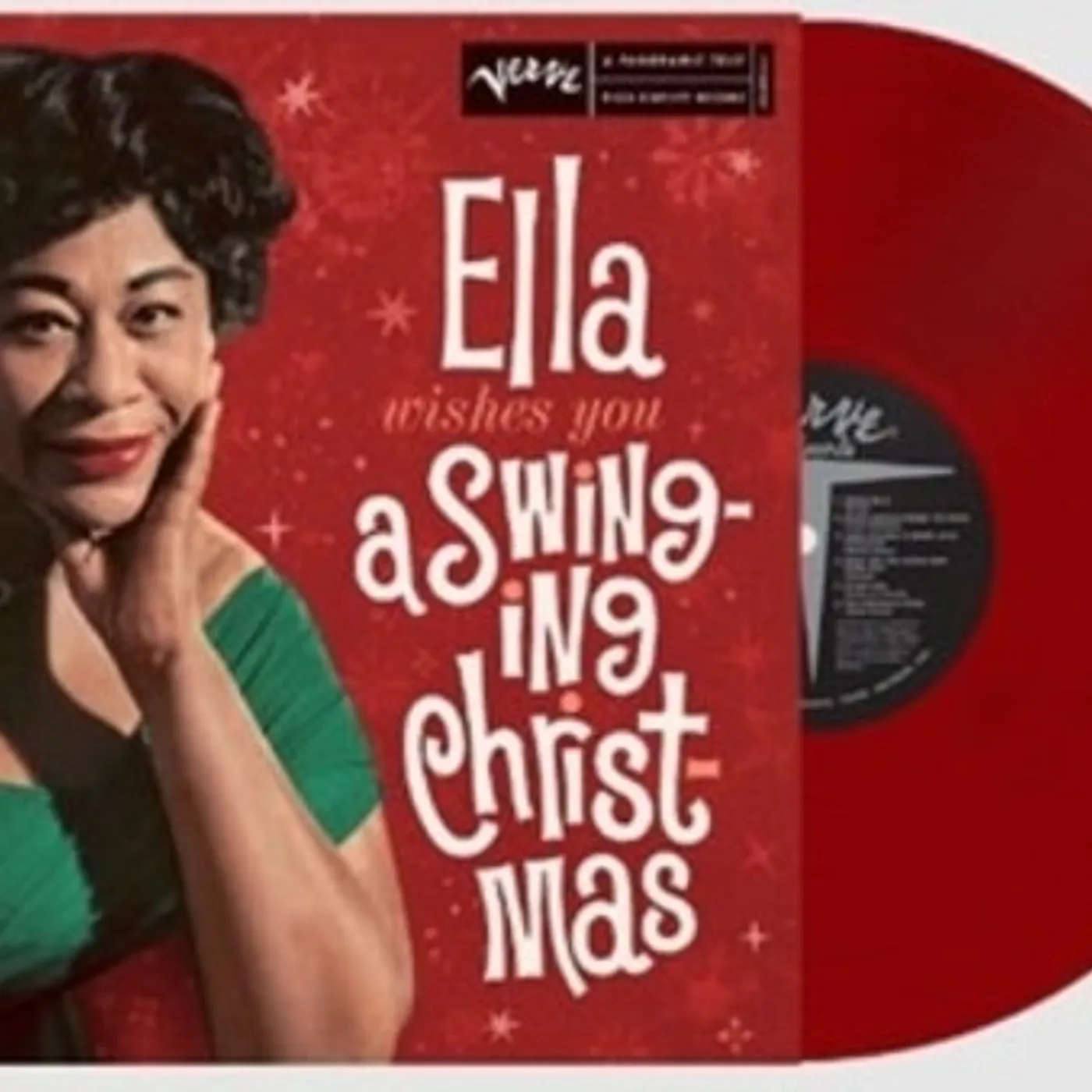 Ella Fitzgerald LP Vinyl - Ella Wishes You A Swinging Christmas (Colv) (Red)