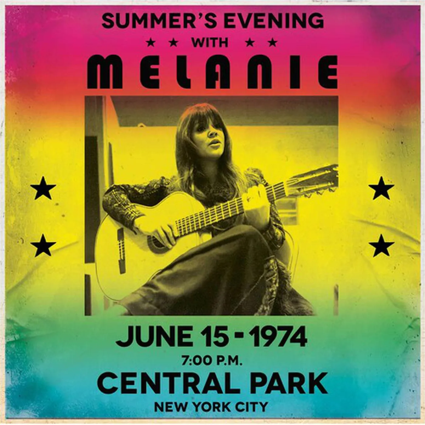 Melanie LP Vinyl - Central Park 1974 - Pink (Colv) (Pnk) (Post)