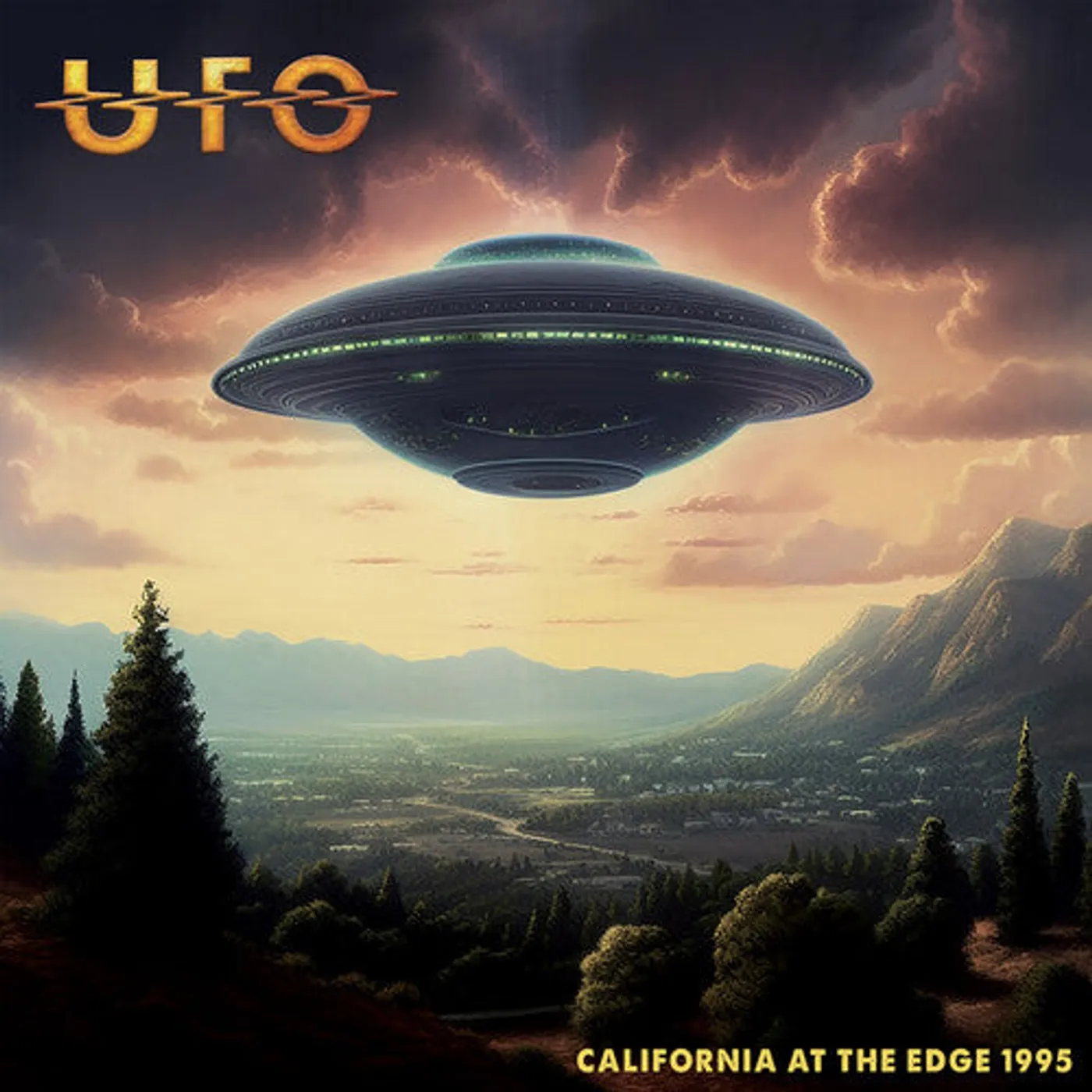 Ufo LP Vinyl - California At The Edge 1995 - Red (Colv) (Ltd)