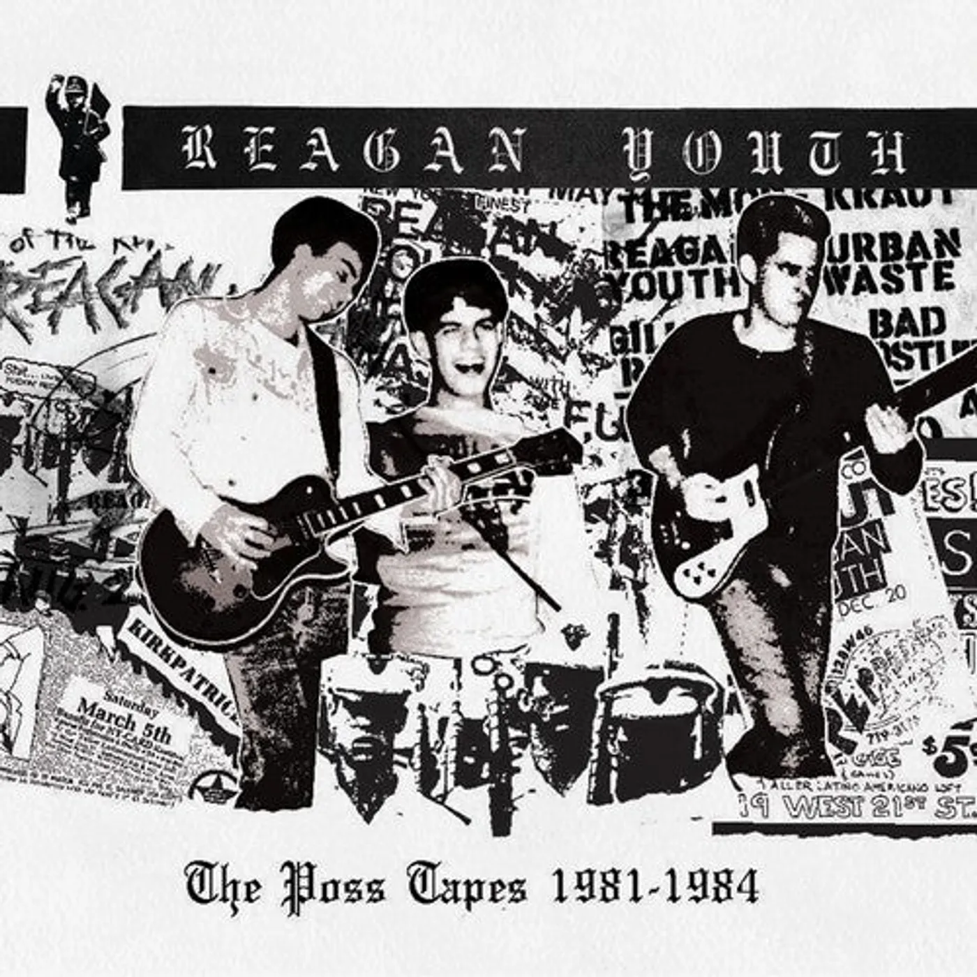 Reagan Youth LP Vinyl - Poss Tapes - 1981-1984 - Blue (Blue) (Colv)