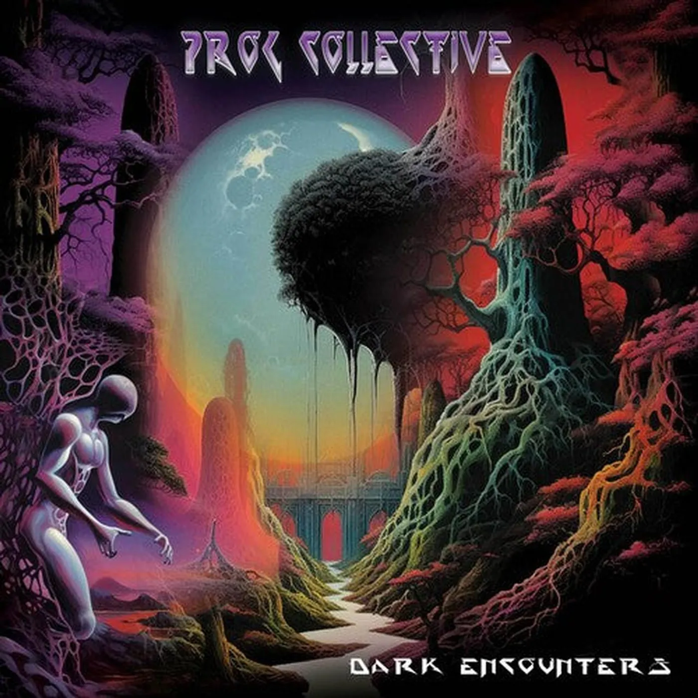 The Prog Collective LP Vinyl - Dark Encounters - Red (Colv) (Red)