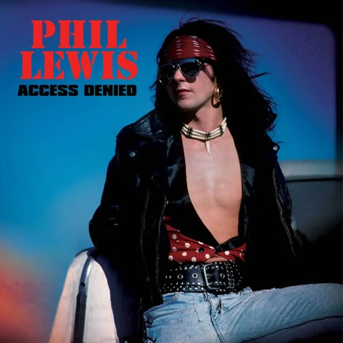 Phil Lewis LP Vinyl - Access Denied (Colv) (Red) (Reis)