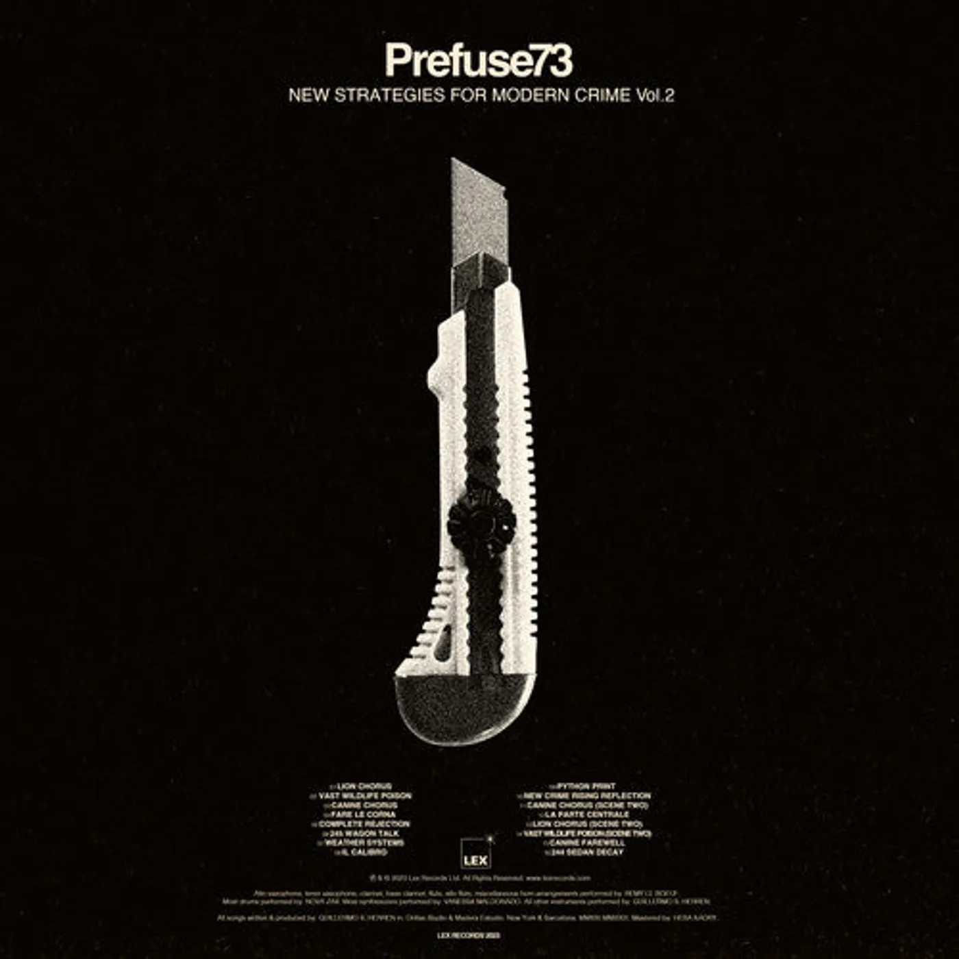 Prefuse 73 LP Vinyl - New Strategies For Modern Crime Vol. 1 & 2 (Colv)