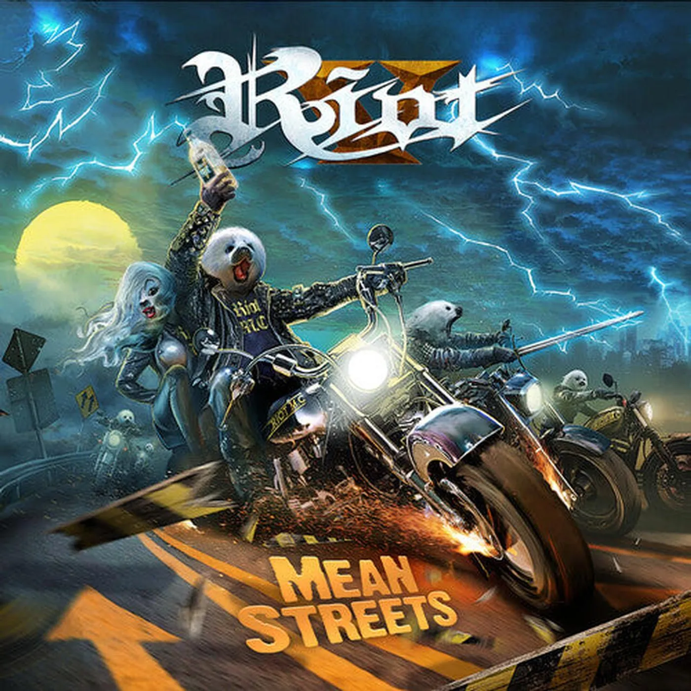 Riot V LP Vinyl - Mean Streets (Colv) (Wht)