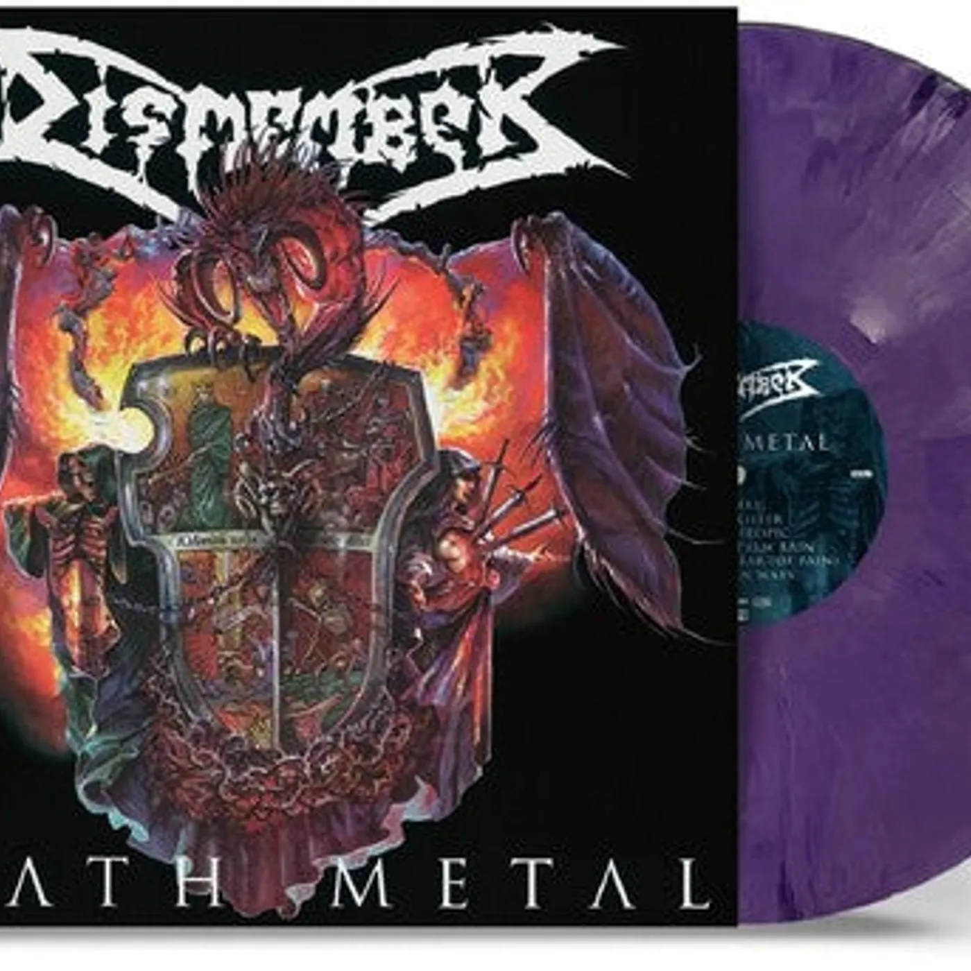 Dismember LP Vinyl - Death Metal - Purple Marble (Colv) (Purp) (Rmst)