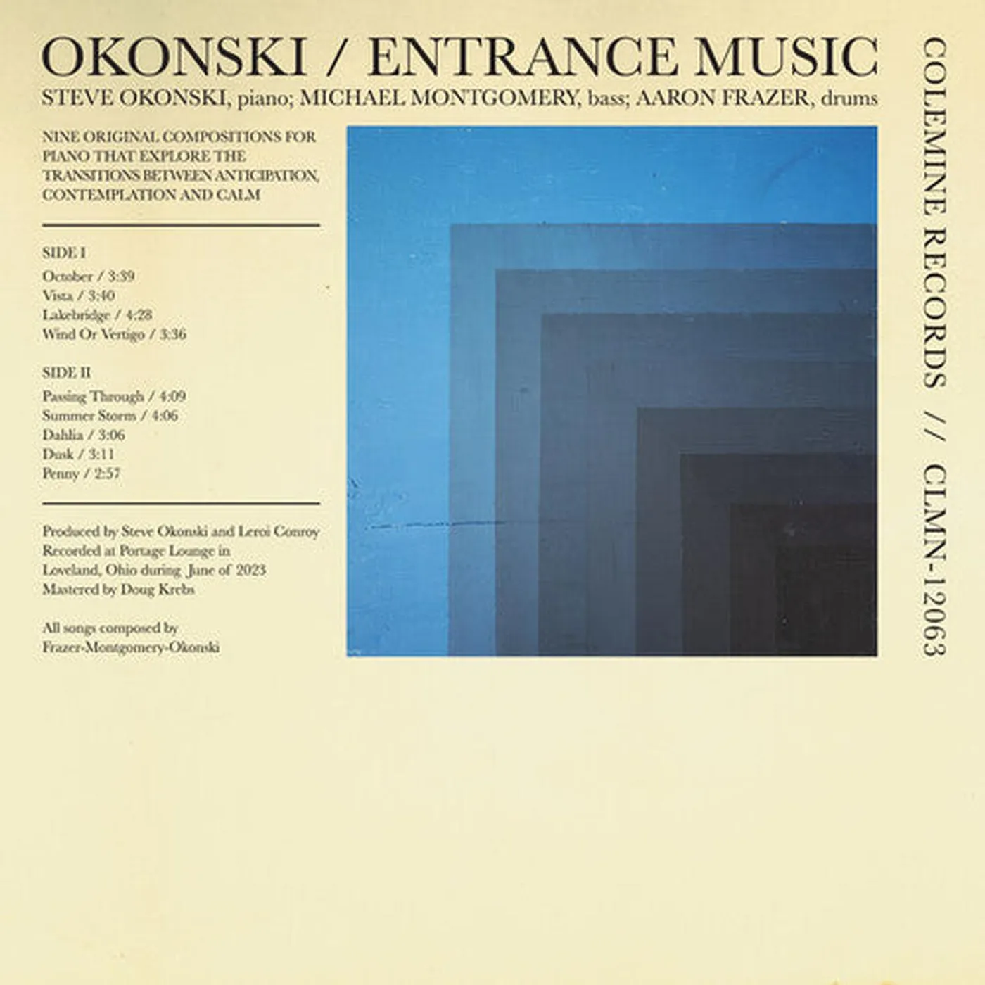 Okonski LP Vinyl - Entrance Music - Black/Orange (Blk) (Colv) (Org)