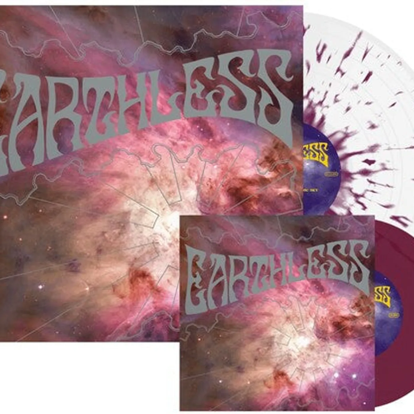 Earthless LP Vinyl - Rhythms From A Cosmic Sky - Clear W/ Purple (Colv)
