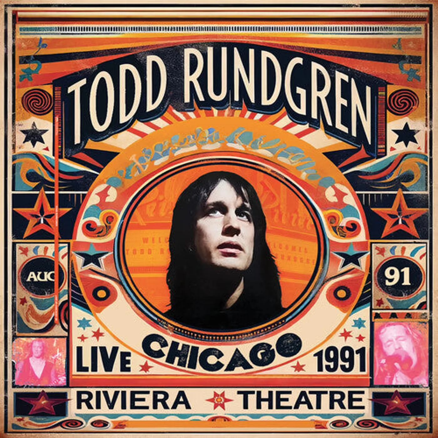Todd Rundgren LP Vinyl - Live In Chicago '91 (Colv) (Red) (Reis)