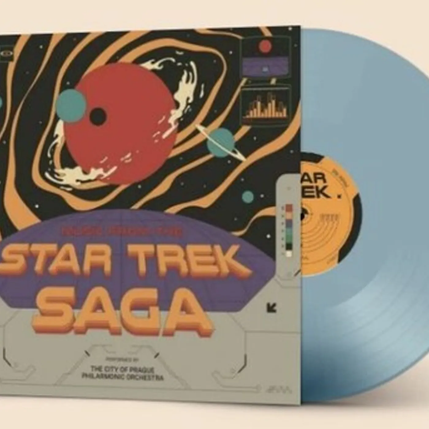 The City of Prague Philharmonic Orchestra (Blue) LP Vinyl - Star Trek - Original Soundtrack (Blue) (Colv)