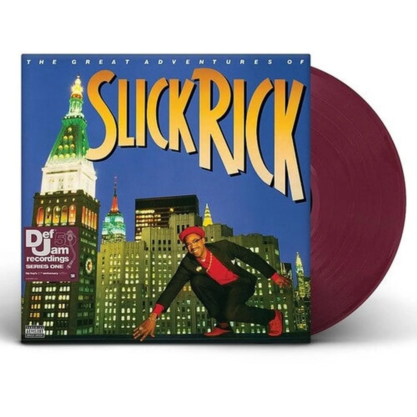Slick Rick LP Vinyl - Great Adventures Of Slick Rick (Burg) (Colv) (Ltd)
