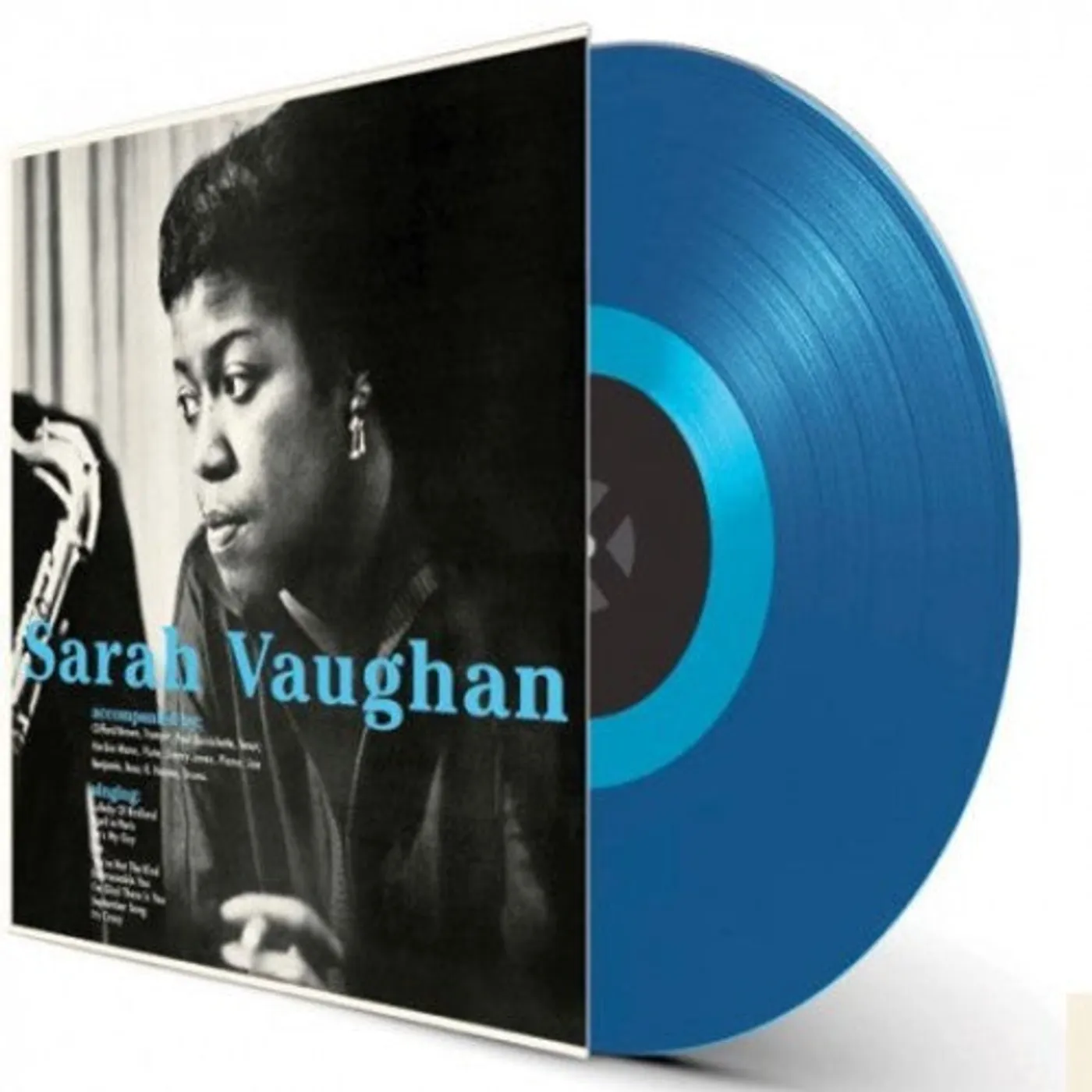 Sarah Vaughan LP Vinyl - Sarah Vaughan With Clifford Brown (Blue) (Colv)