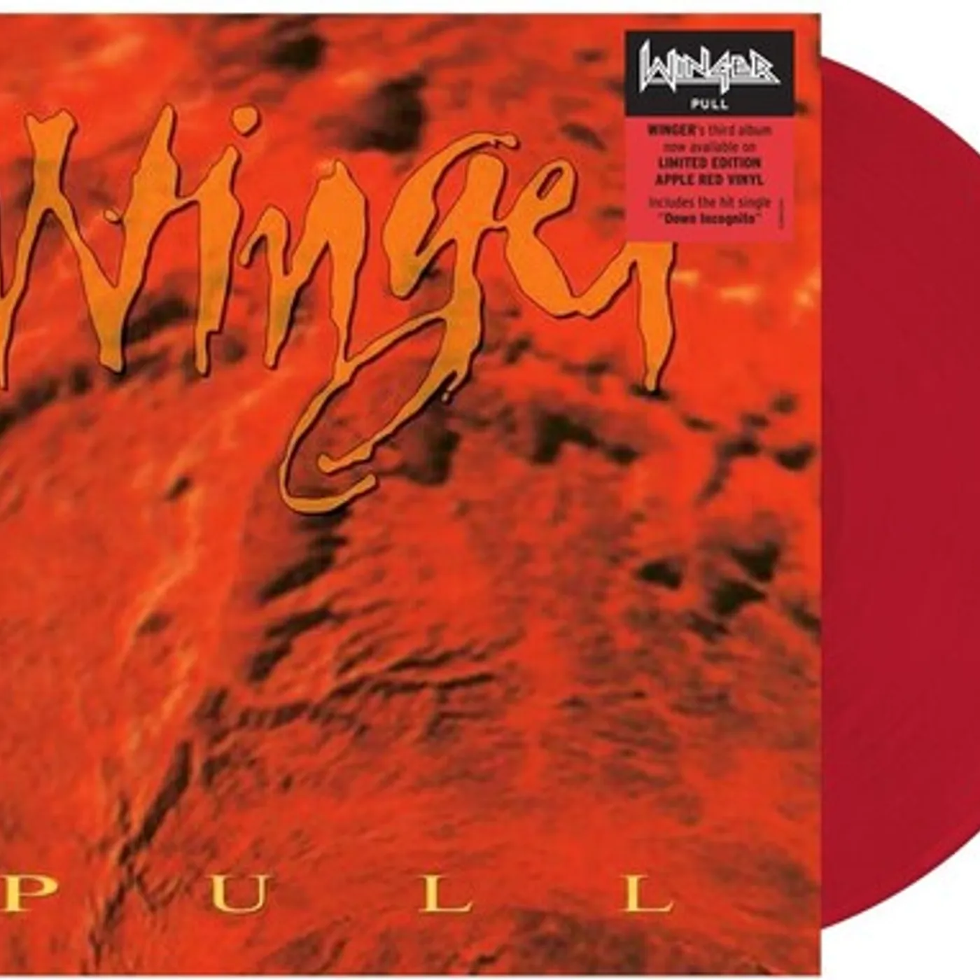 Winger LP Vinyl - Pull (Colv) (Red)