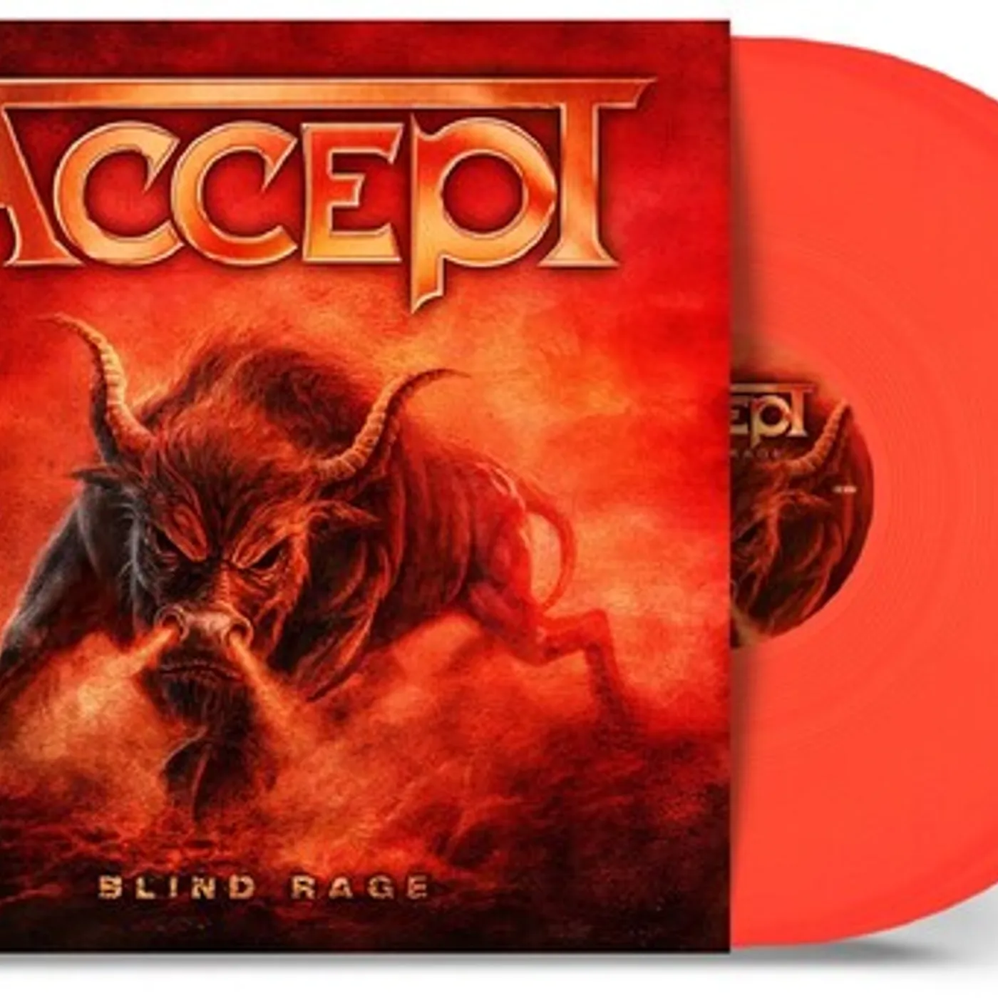 Accept LP Vinyl - Blind Rage - Neon Orange (Colv) (Gate) (Org)