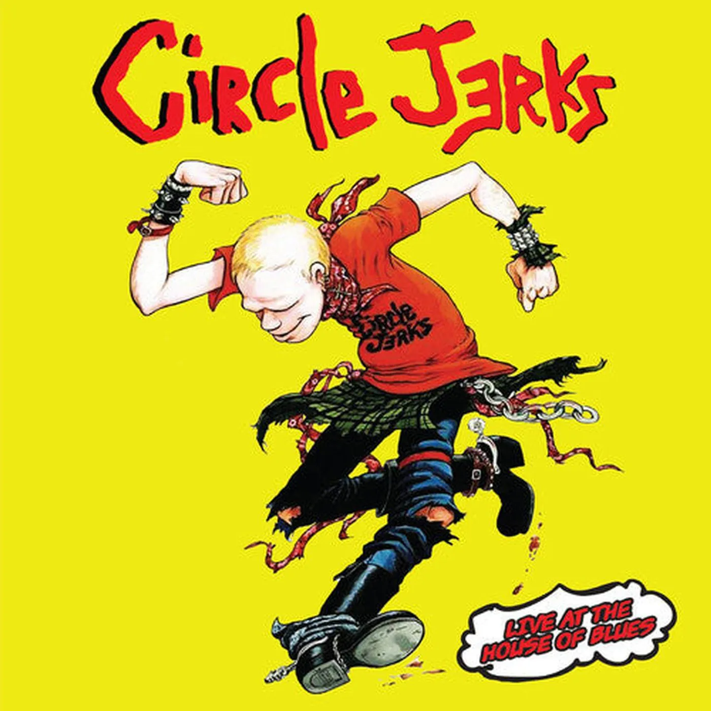 Circle Jerks LP Vinyl - Live At The House Of Blues - Yellow (W/Dvd) (Colv)