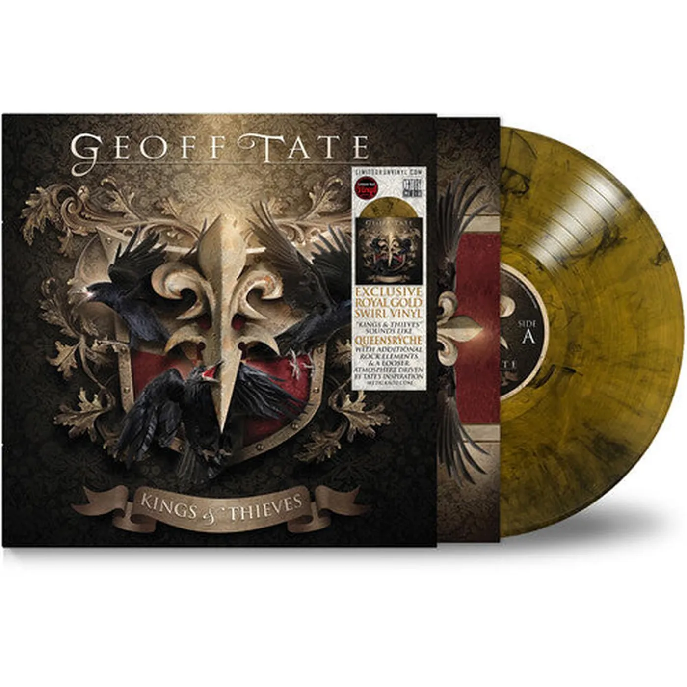 Geoff Tate LP Vinyl - King'S & Thieves - Royal Gold Swirl (Colv) (Gold)