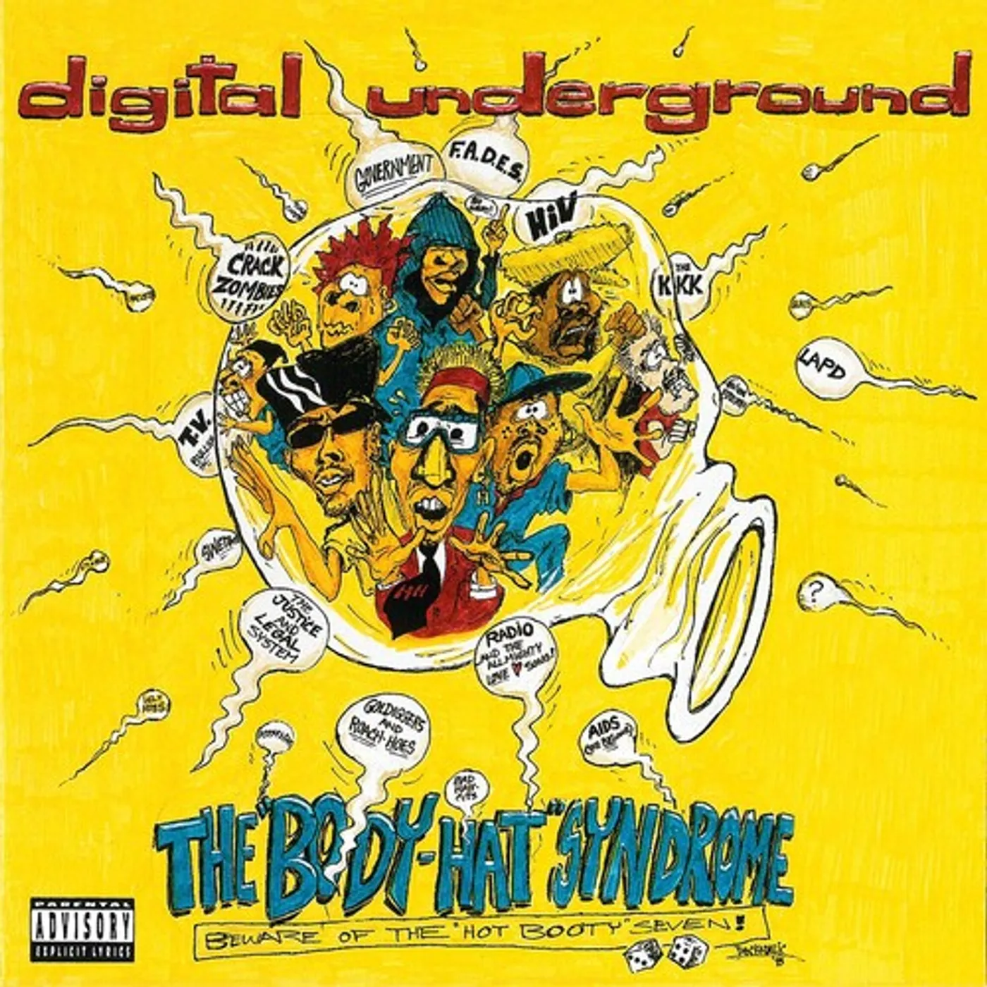 Digital Underground LP Vinyl - Body-Hat Syndrome (30Th Anniversary) (Colv) (Ylw)