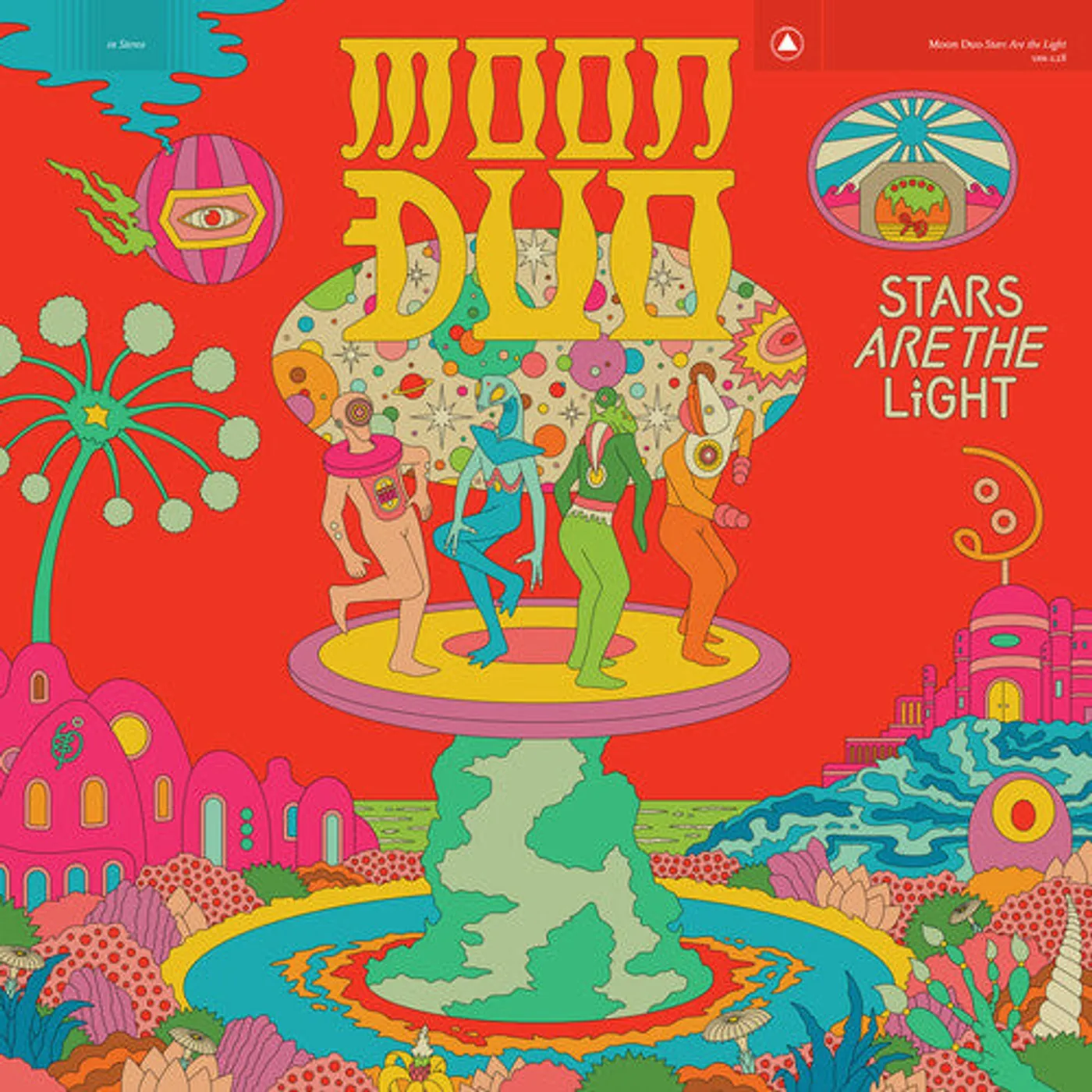 Moon Duo LP Vinyl - Stars Are The Light (Neon Pink) (Colv) (Pnk)