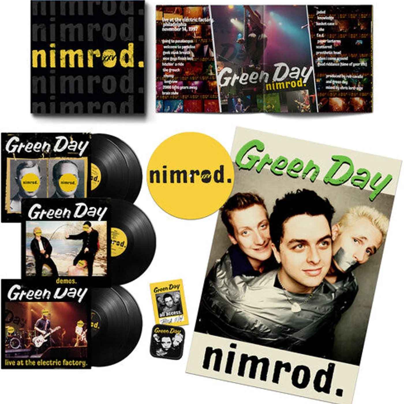 Green Day LP Vinyl - Nimrod (25Th Anniversary Edition) (Box) (Aniv)