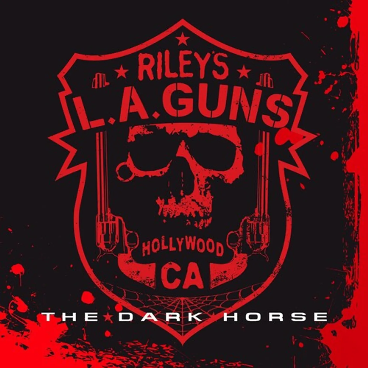 L.A. Guns LP Vinyl - Dark Horse (Blk) (Coloured Vinyl) (Ltd) (Red)