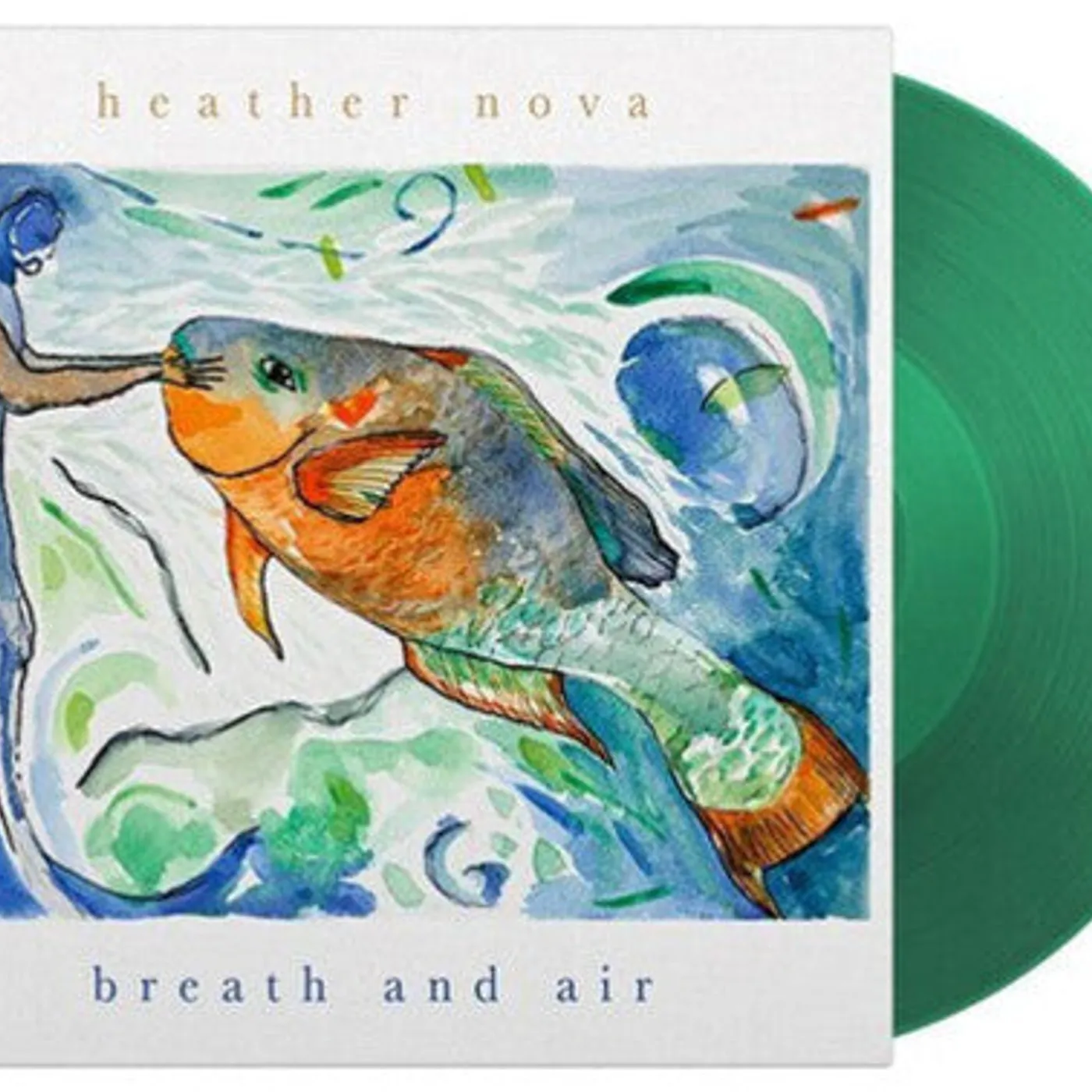 Heather Nova LP Vinyl - Breath & Air - Green Transparent (Coloured Vinyl) (Grn)