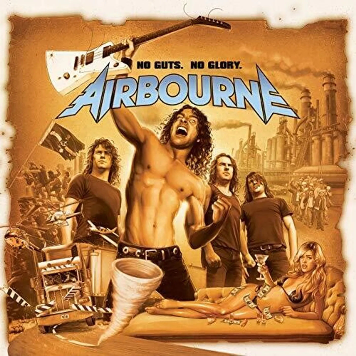 Airbourne LP Vinyl - No Guts. No Glory (Gate Fold)