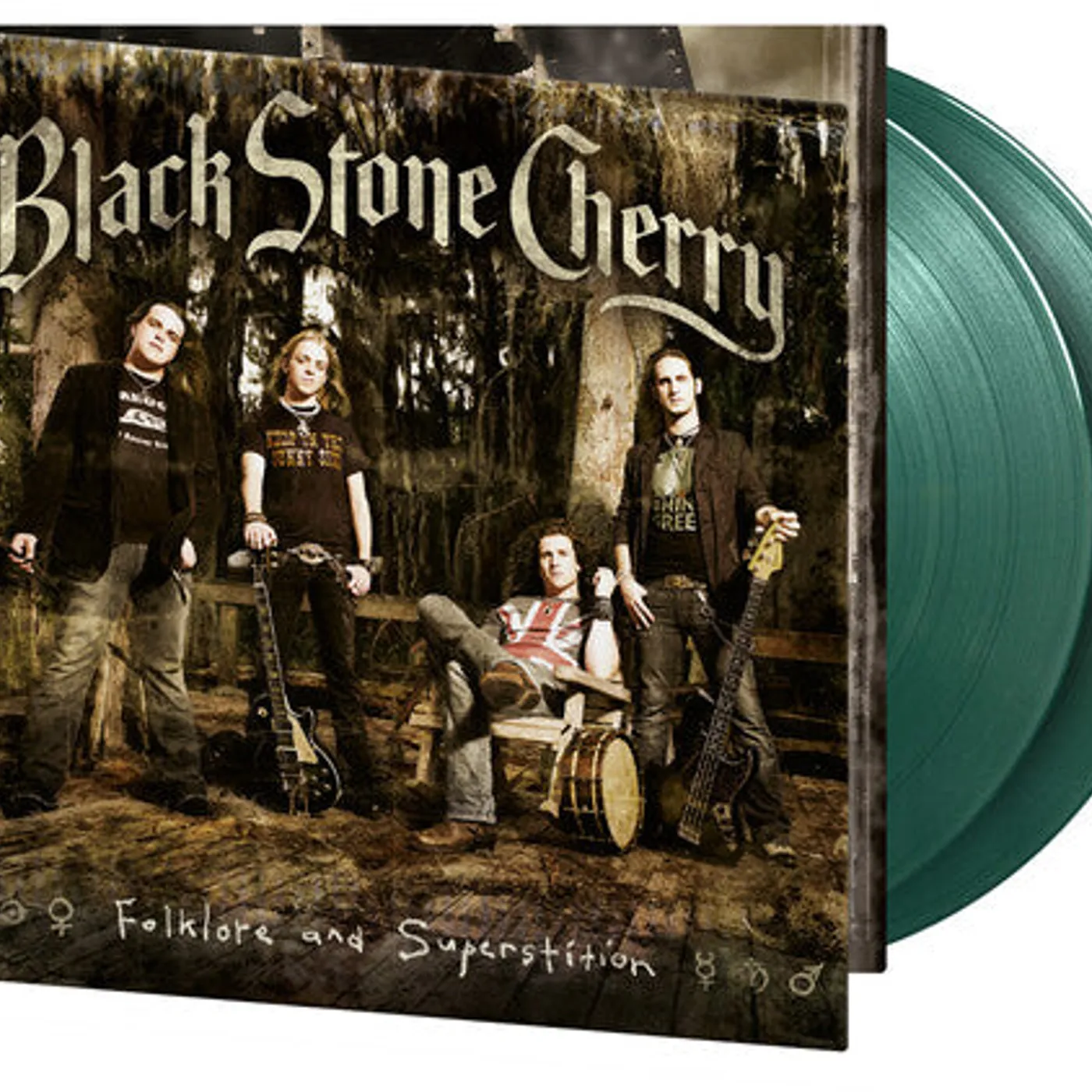Black Stone Cherry LP Vinyl - Folklore & Superstition (Coloured Vinyl) (Gate Fold) (Grn) (Ltd)