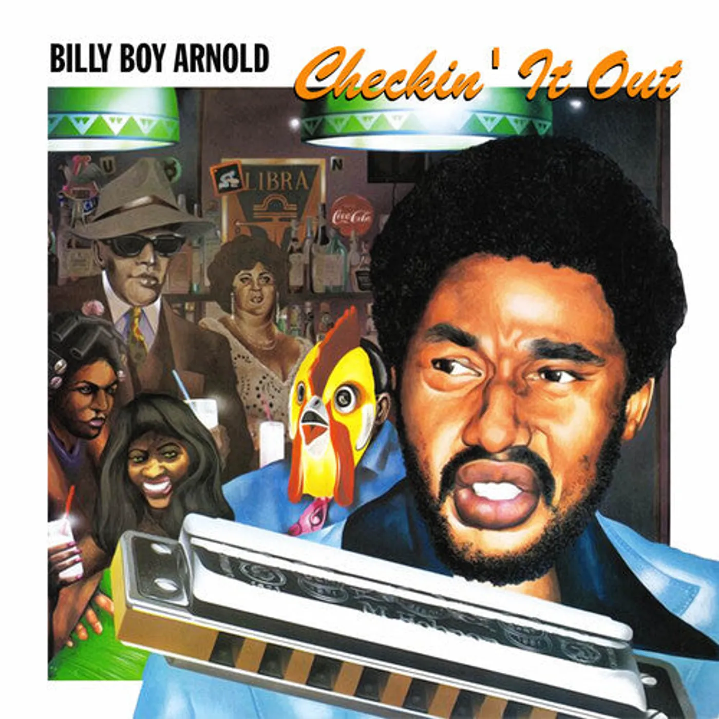 Billy Boy Arnold LP Vinyl - Checkin' It Out (Blue) (Coloured Vinyl)
