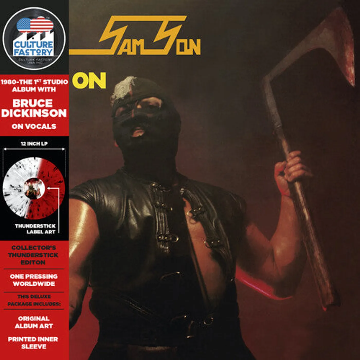 Samson LP Vinyl - Head On (Coloured Vinyl) (Dlx) (Ltd) (Rmst) (Reis)